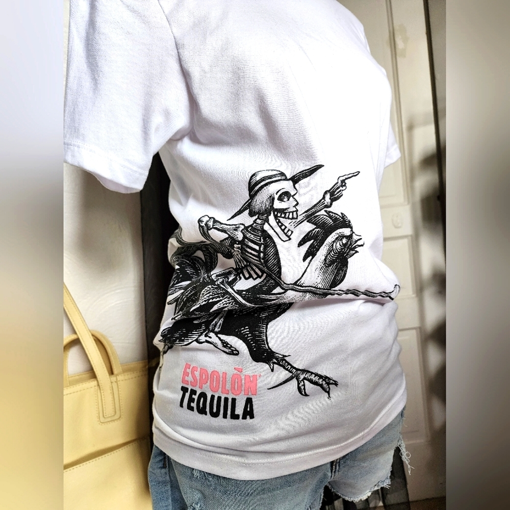 Espolon Tequila Small White Tee